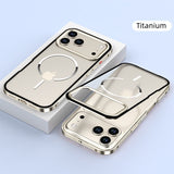 Metal Magnetic Original Color Backplate Case For iPhone