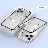 Metal Magnetic Original Color Backplate Case For iPhone