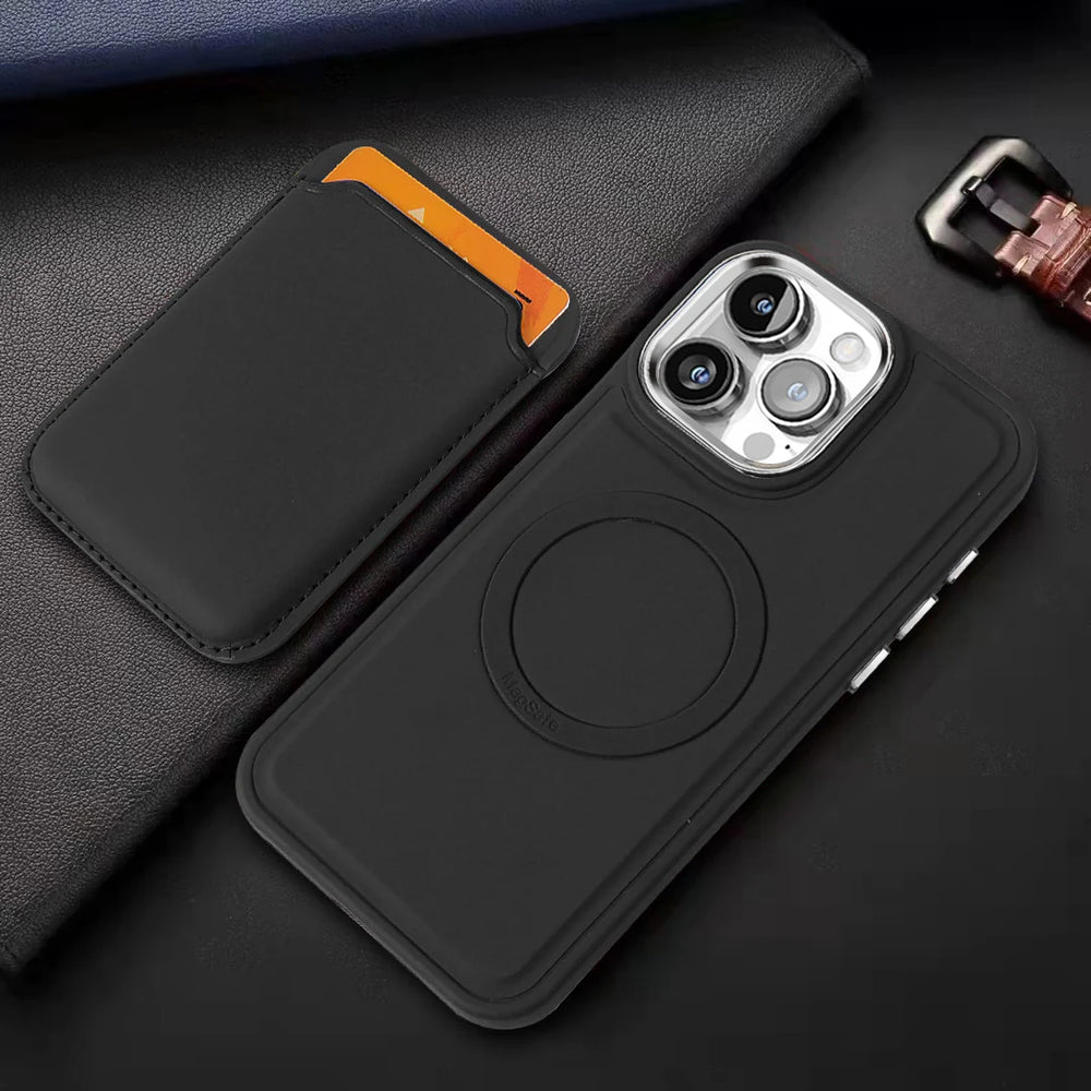 2 in 1 Detachable Cards Solt Walet Leather Magnetic Case For iPhone