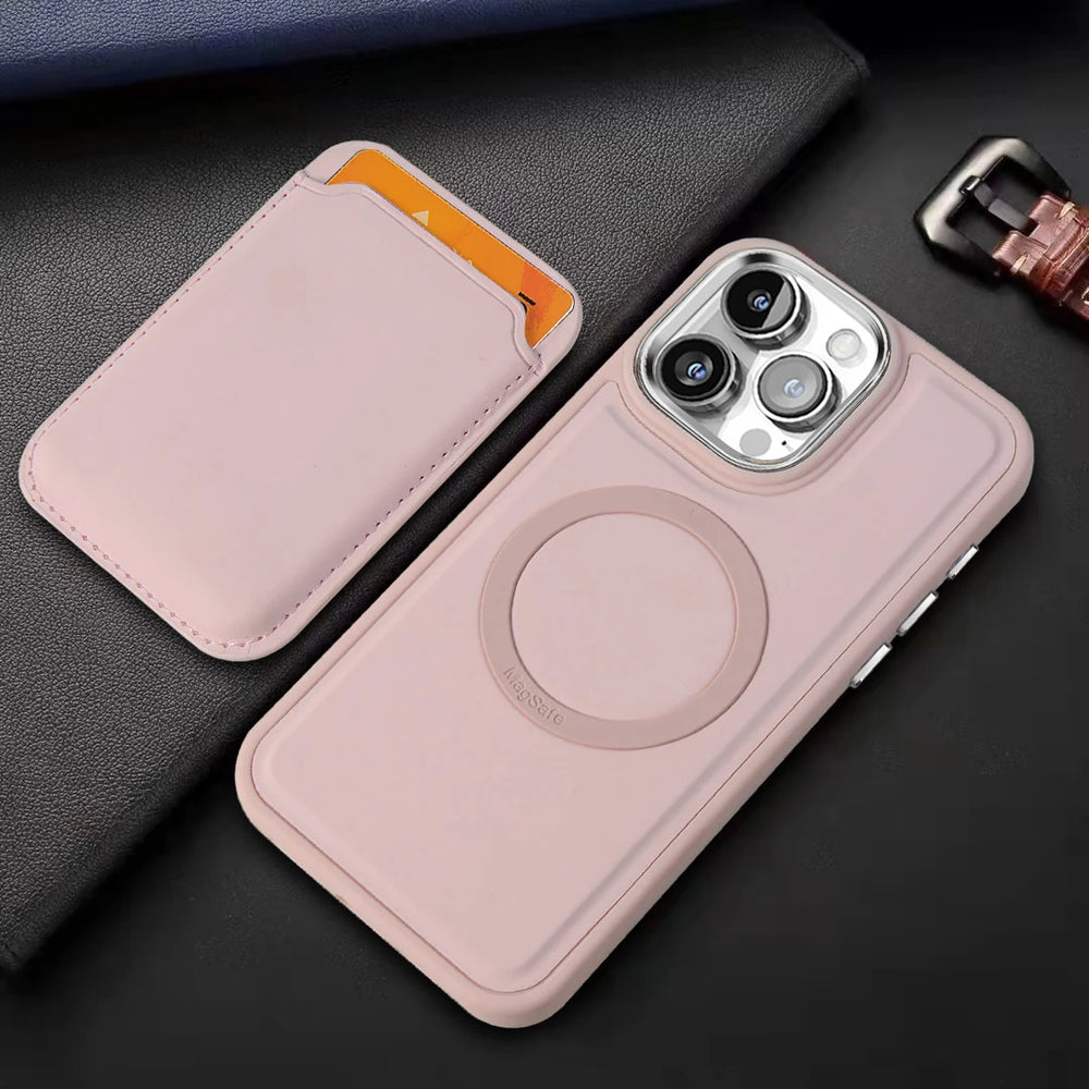2 in 1 Detachable Cards Solt Walet Leather Magnetic Case For iPhone