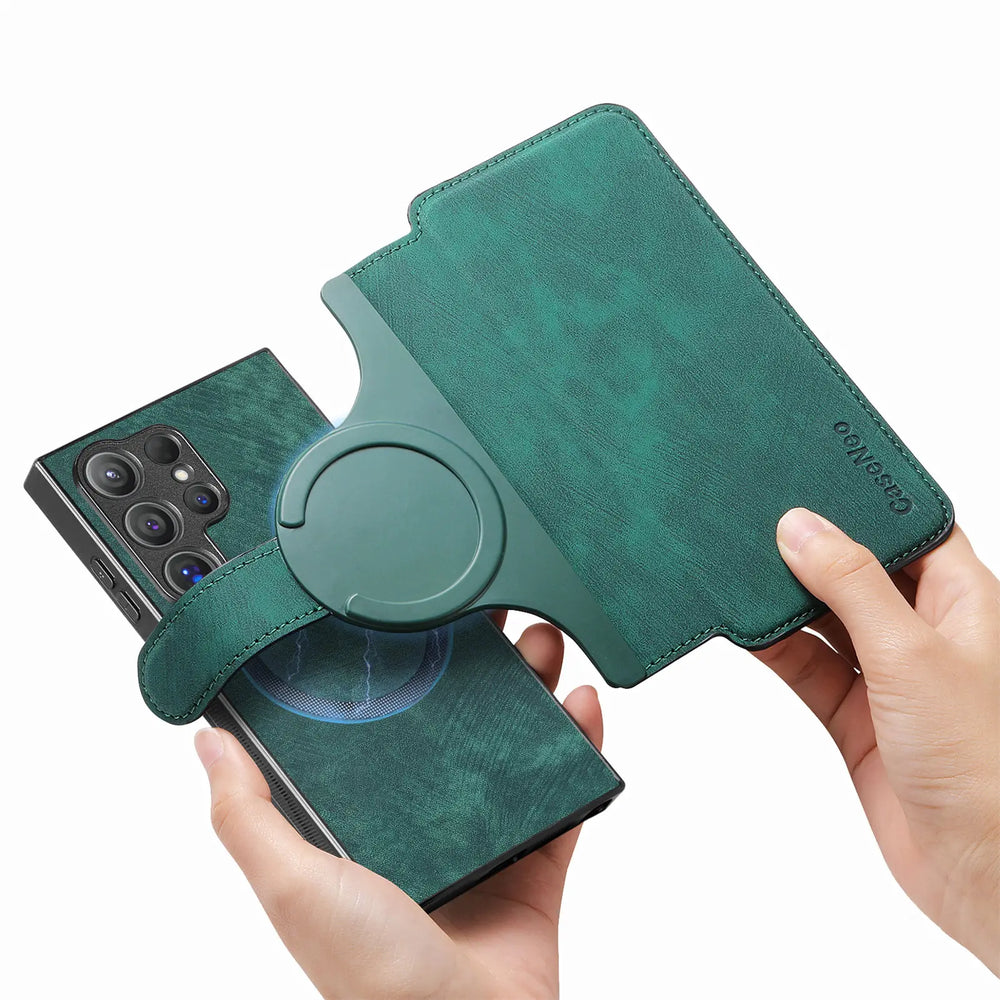 2 in 1 Detachable Card Solt Wallet Magnetic Case For Samsung