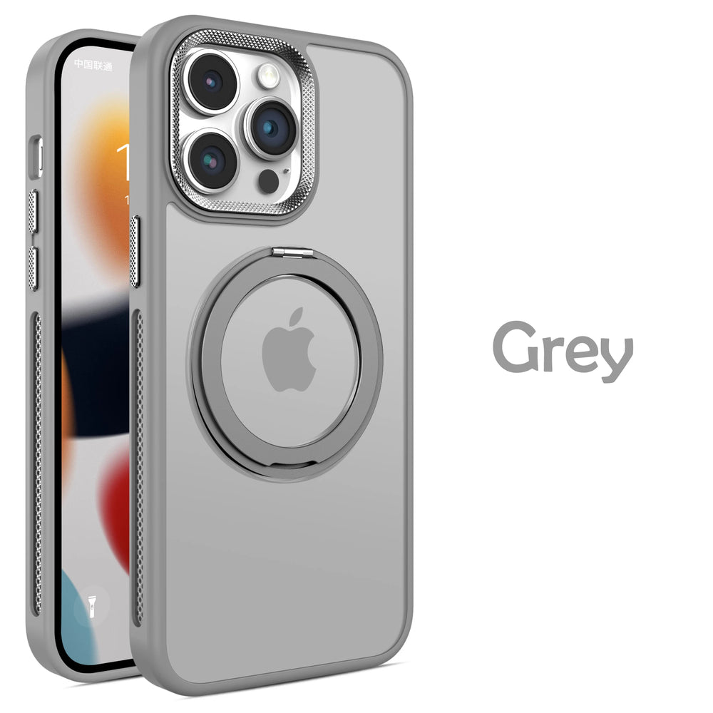 Magnetic 360°rotating Stand Heat Dissipation Case For iPhone