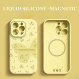 Butterfly Silicone Magnetic Case For iPhone