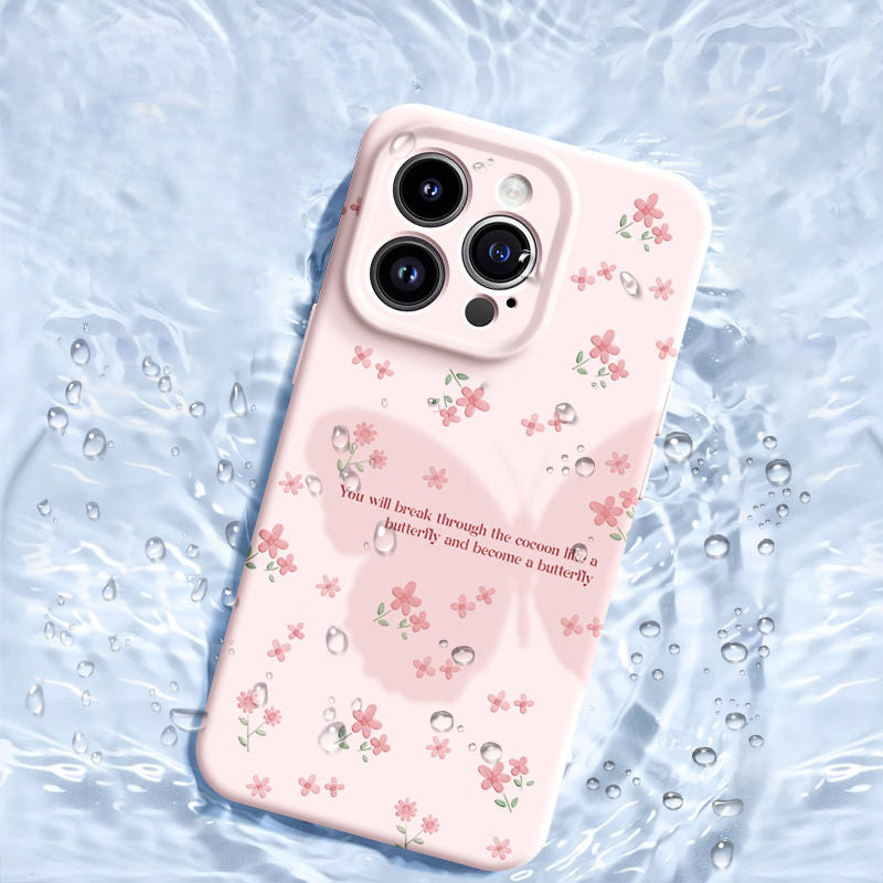 Butterfly Silicone Magnetic Case For iPhone