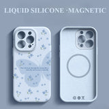 Butterfly Silicone Magnetic Case For iPhone