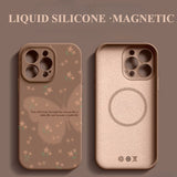 Butterfly Silicone Magnetic Case For iPhone