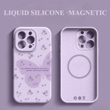 Butterfly Silicone Magnetic Case For iPhone