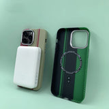 Hit Color Hard PC Alloy Lens Pixels Relief Magnetic Case for iPhone