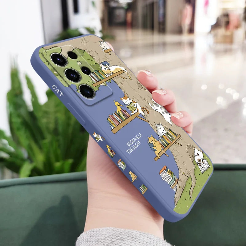 Big Tree Kitten Case For Samsung Galaxy