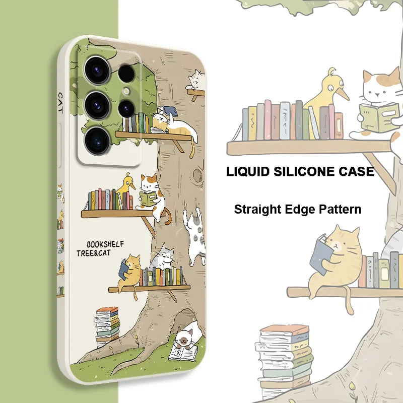 Big Tree Kitten Case For Samsung Galaxy