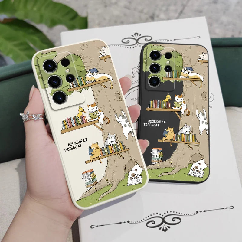 Big Tree Kitten Case For Samsung Galaxy