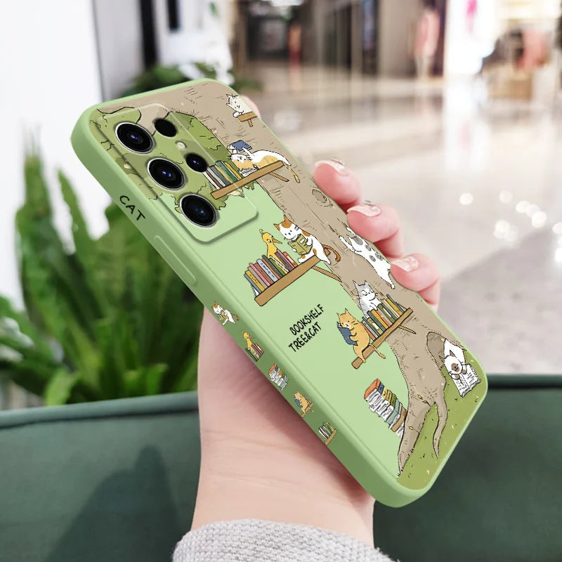 Big Tree Kitten Case For Samsung Galaxy