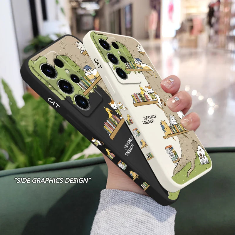 Big Tree Kitten Case For Samsung Galaxy