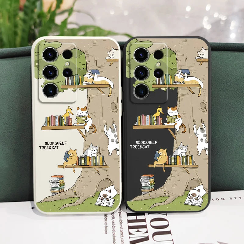 Big Tree Kitten Case For Samsung Galaxy