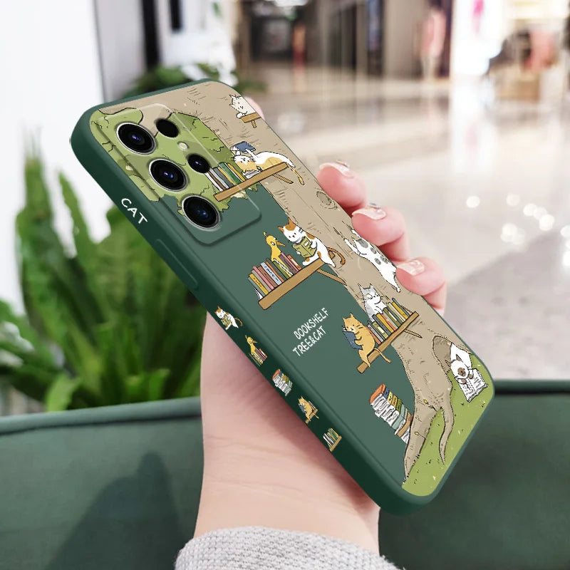 Big Tree Kitten Case For Samsung Galaxy