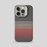 Magnetic Camera Metal Holder Carbon Fiber Pattern Case For iPhone