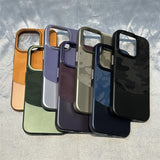 Hit Color Camouflage Leather Hard PC Case For iPhone