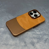 Hit Color Camouflage Leather Hard PC Case For iPhone