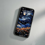 Carbon Fibre Leather Alloy Lens Magnetic Case For iPhone