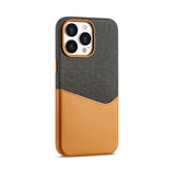 Hit Color Pocket Card Holder Magnetic Leather Case For iPhone