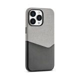 Hit Color Pocket Card Holder Magnetic Leather Case For iPhone