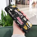 Cartoon Cat Phone Case For Samsung Galaxy
