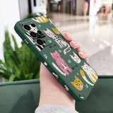 Cartoon Cat Phone Case For Samsung Galaxy