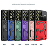 Magnetic Ring Holder Protection Stands Case For Samsung