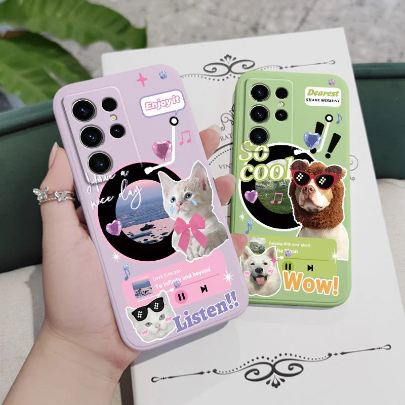 Diamond Pet Case For Samsung Galaxy