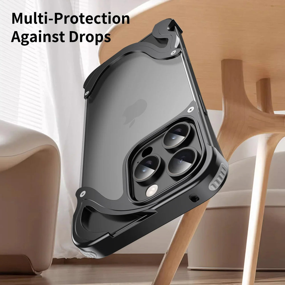 Dolphin Shape Metal Aluminum Case For iPhone