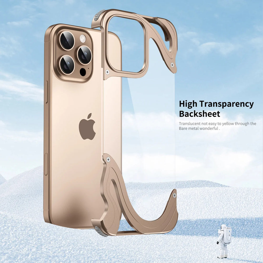 Dolphin Shape Metal Aluminum Case For iPhone