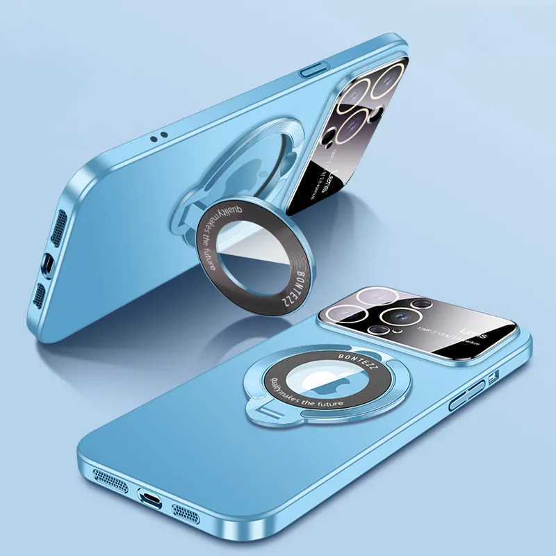 Frosted Magsafe Standing Holder Case For iPhone