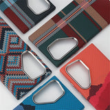 Hit Color Carbon Fiber Texture Magetic Case For Samsung
