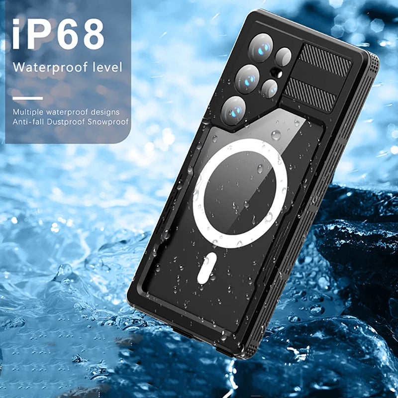 IP68 Waterproof Full Protection Swimming Diving Water Proof Case For Samsung