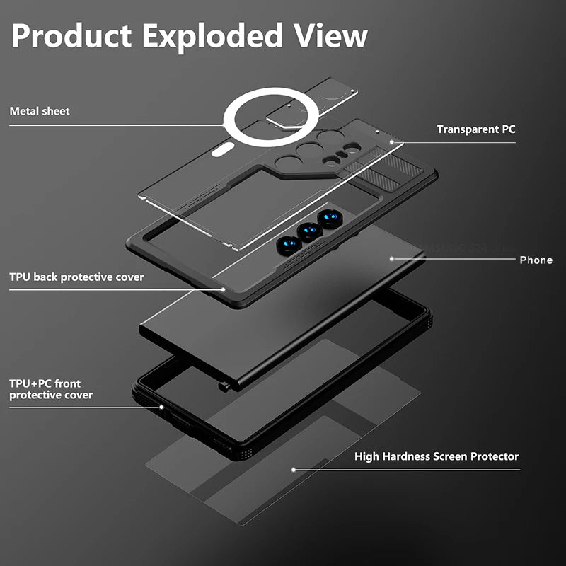 IP68 Waterproof Full Protection Swimming Diving Water Proof Case For Samsung