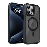 Ice Matte Transparent Anti Drop Magnetic Case for iPhone