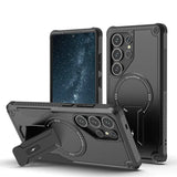 Invisible Bracket Shockproof Magnetic Armor Case For Samsung