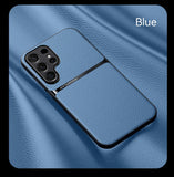 New Magnetic Artificial Leather Soft Case For Samsung