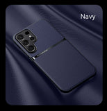 New Magnetic Artificial Leather Soft Case For Samsung