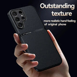 New Magnetic Artificial Leather Soft Case For Samsung