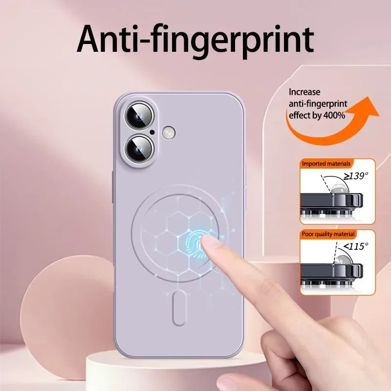 Liquid Silicone Soft Magnetic Case for iPhone