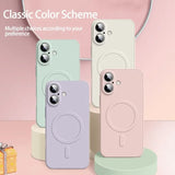 Liquid Silicone Soft Magnetic Case for iPhone