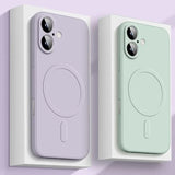 Liquid Silicone Soft Magnetic Case for iPhone