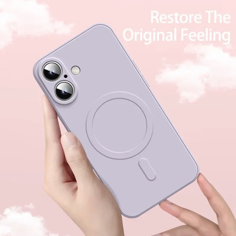 Liquid Silicone Soft Magnetic Case for iPhone