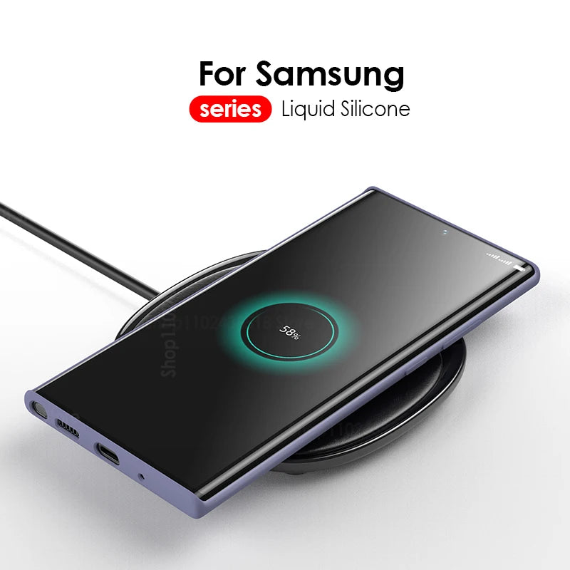 Liquid silicone case for Samsung Galaxy