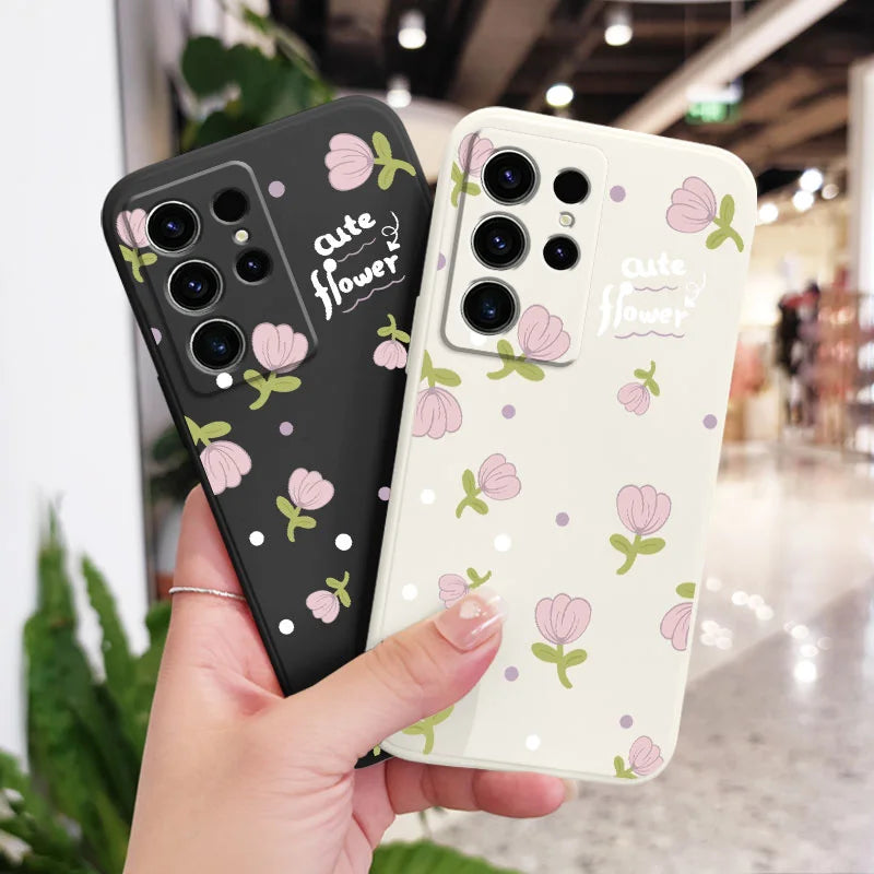 Lovely Flower Case For Samsung Galaxy