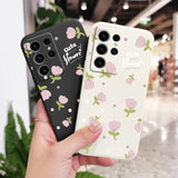 Lovely Flower Case For Samsung Galaxy