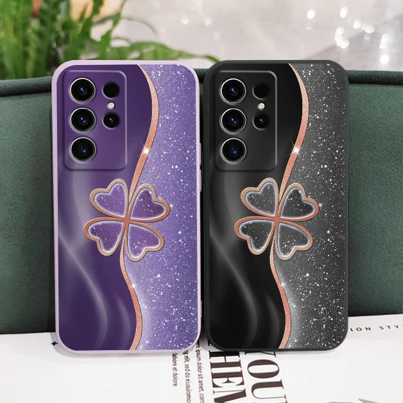 Silicone Lucky Grass Case For Samsung Galaxy
