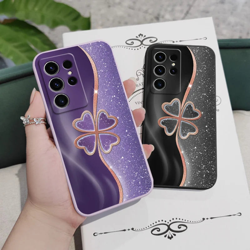 Silicone Lucky Grass Case For Samsung Galaxy