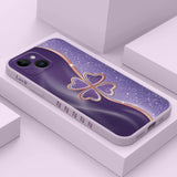 Silicone Lucky Grass Case For iPhone